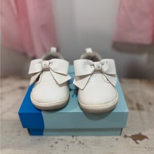 Stride Rite White Kamila Toddler Shoes